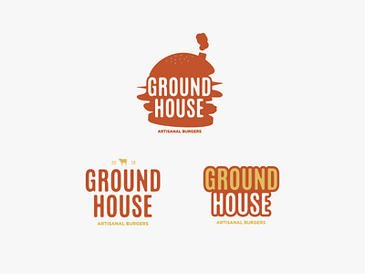 Groundhouse Logo branding burger costa mesa design ground house identity logo logodesign