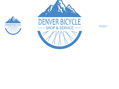 Denver Bicycle Logos branding design illustration logo