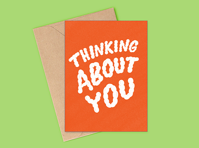 Thinking About You frank ocean graphic design illustration lettering thinking about you typography valentines day