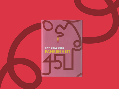Fahrenheit 451 Book Cover Design book design graphic design illustration