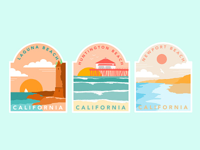 Southern California Beach Badges