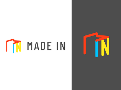 Made In Logo adobe illustrator branding graphic design icon logo made in typography vector