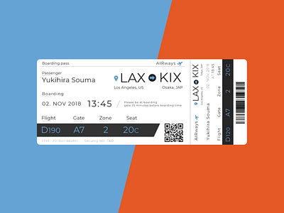 Boarding pass