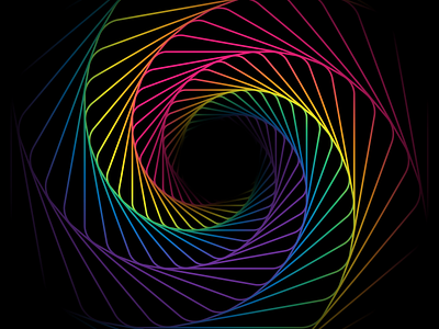 Cosmic Rainbow Exp. color design gradient graphic design illustrator rainbow