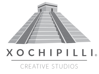 Xochipilli Creative Studios - Brand Concept branding branding concept branding design creative design graphic design illustration mayan pyramid xochipilli