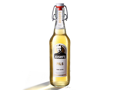 Josefs Pils beer bottle concept label