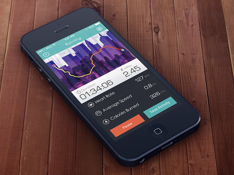 Running Interface by Celia Sun on Dribbble