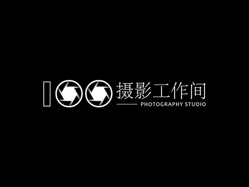 LOGO-100摄影工作间 branding font logo 品牌 商标