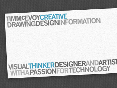 New Business Card Design (Front)