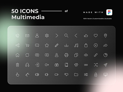 Multimedia Icon Pack application