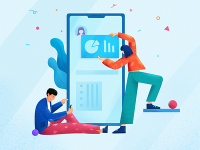 work illustration app color design illustration ui ux web work