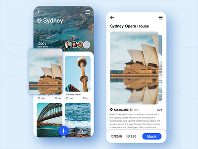 travel app ui app book booking guide hotel interface mobile design photo picture post share travel travel agency travel app traveling trips ui view