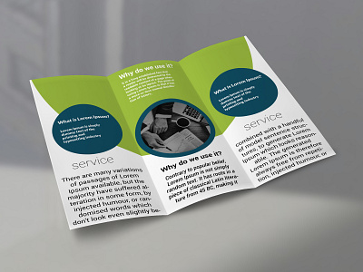 Trifold branding design logo trifold brochure