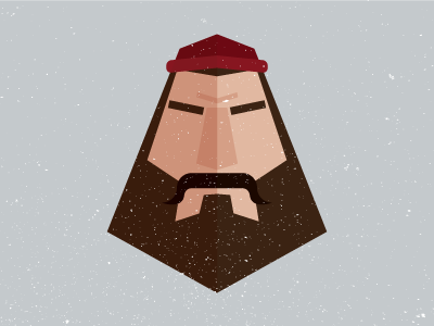 Me beard beenie face hair illustration lumberjack mustache