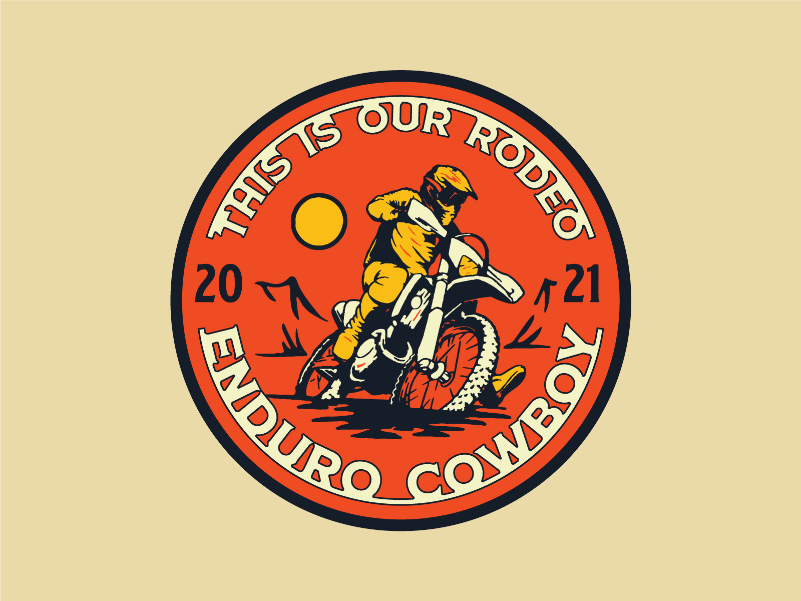Enduro Cowboy by Justin West on Dribbble