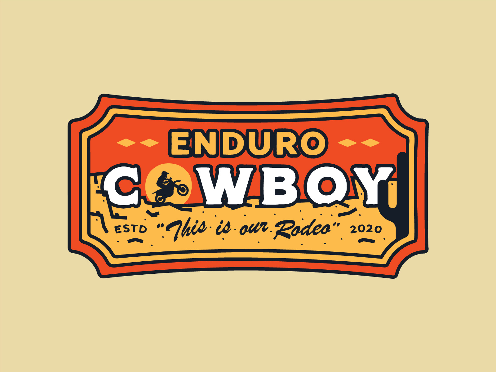 Enduro Cowboy by Justin West on Dribbble