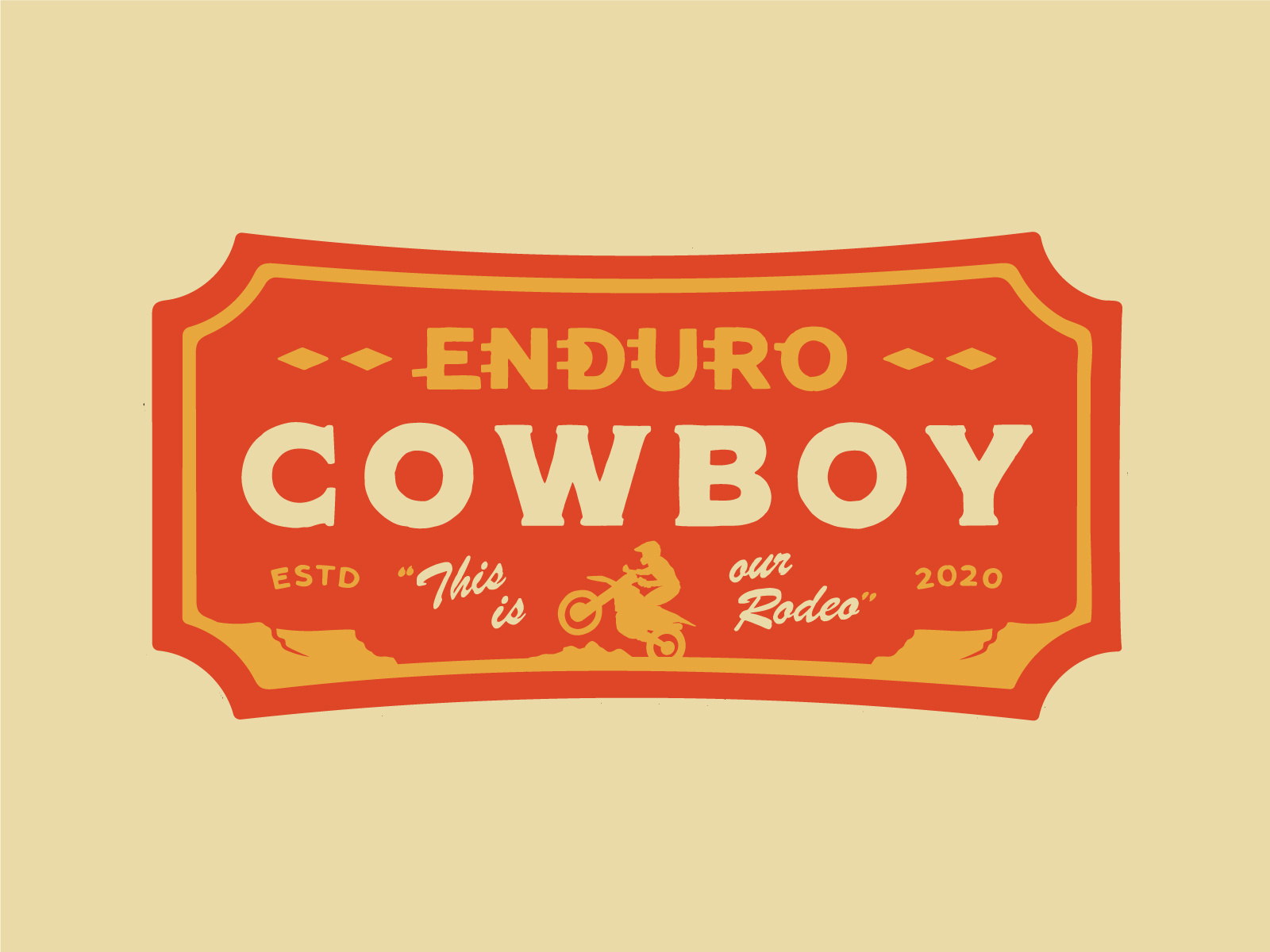 Enduro Cowboy by Justin West on Dribbble