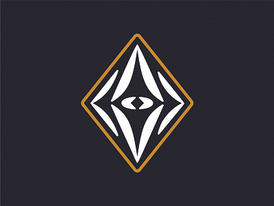 BarsbyLine brand branding diamond disc golf eye icon logo mark texas