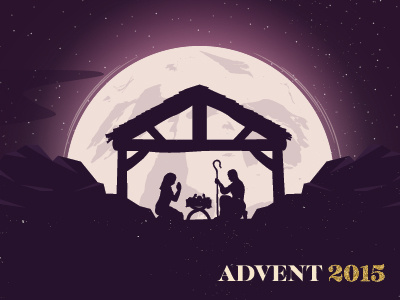 Advent 2015 advent christmas gift glitter jesus purple