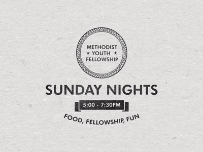 Methodist Youth Fellowship Logo futura logo