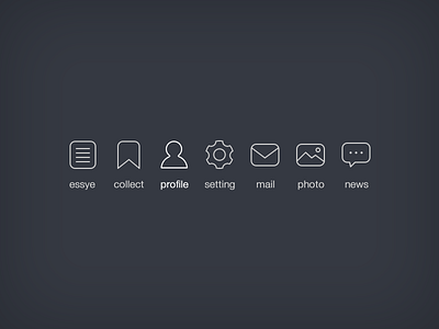 Thin Line Icons