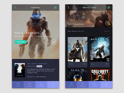 Video Game App UI/UX