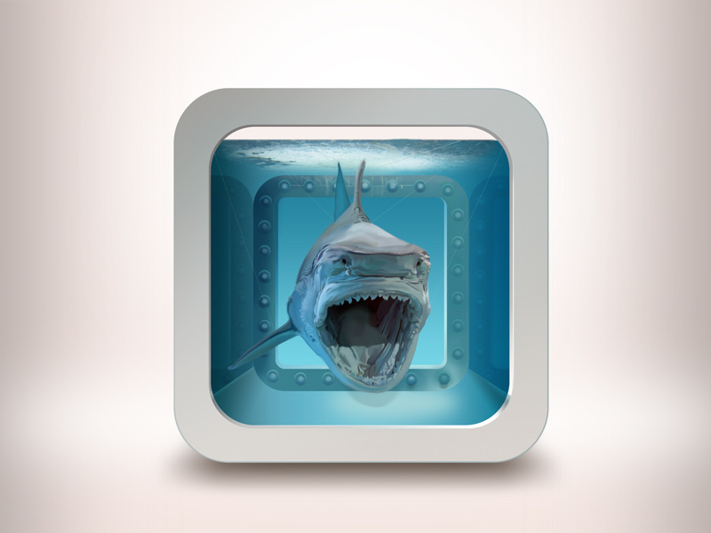 Physical Impossible iOS Icon Concept ios icon apple digital painting sketch art painting app design fine art