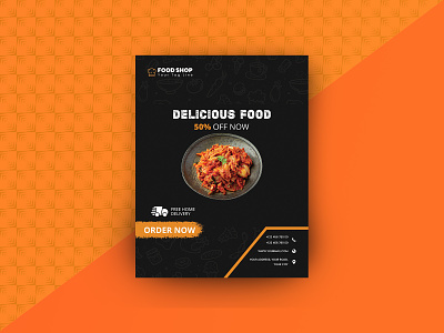 Food Flyer a4 flyer business cafe creative design drink fast food flyer flyer flyer template food flyer hamburger menu menu design print template psd psd template restaurant restaurant menu restaurant menu templates template