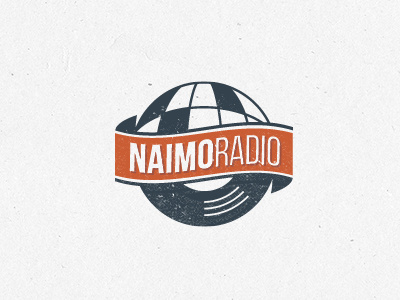 Naimo Radio disco disco ball emblem logo logo designer music radio retro track vinil vintage