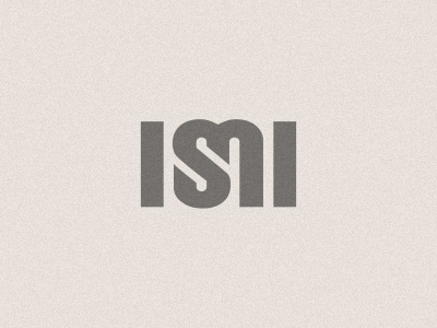 ISMI custom type ismi lettering logo logotype ms ms logo typography wordmark