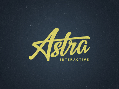Astra Interactive astra creative agency logo star typography