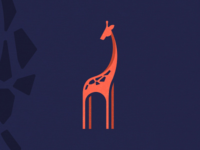 Giraffe animal branding geometry giraffe logo logo design