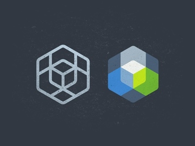 Logo for Inspiry Themes cube flat hexagon line logo polygon themes