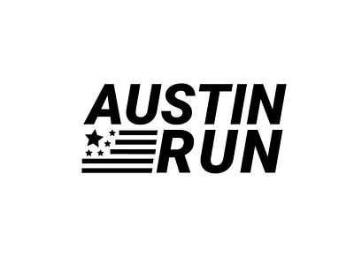 Austin run design graphic design idea logo thirtylogos