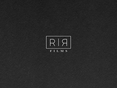 R & R films branding corporate identity design logo luxury luxury logo