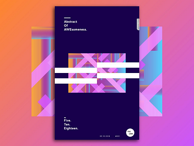 Abstract of awesomeness | 001 abstract color design designer graphic graphic design poster poster designer