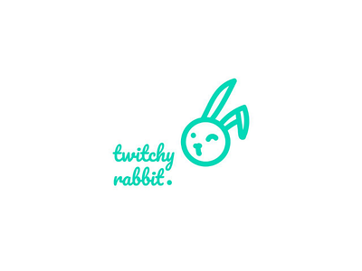 Twitchy rabbit | day 3 brand branding corporate identity dailylogo identity logo simple thirtylogos