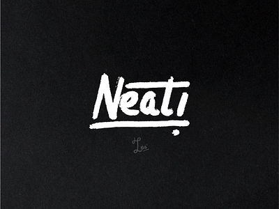 Neat! daily handletter illustration lettering logo motivation