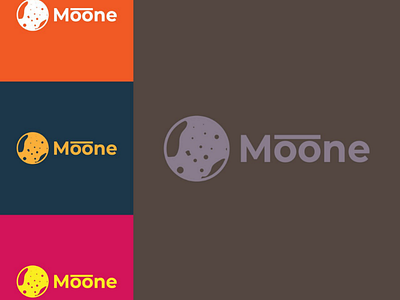 Moone logo brand brand identity branding brandmark brandname identity logo logo identity logomark premade