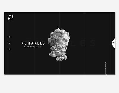 Personal Website - Charles adobe design graphic design illustrator photoshop typography ui ux vector webdesign webflow website website builder website concept website design