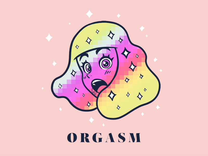 Orgasm illustration kawaii orgasm
