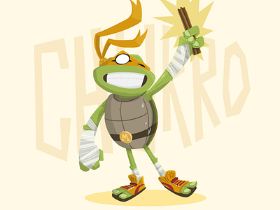 Michelangelo likes churros