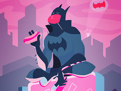Batman chillin' out batman