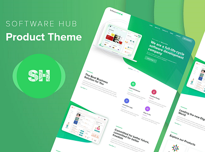 Product Template banner banner design branding design landing page latest theme product theme template ui