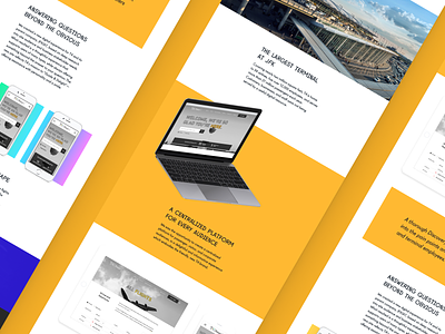 Case Study Concepts agency landing page agency website web design