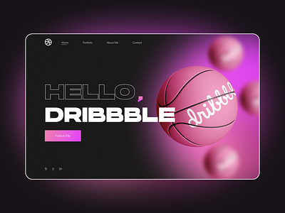 Hello Dribbble! design hello dribble ui uidesign uiux ux uxdesign webdesign website