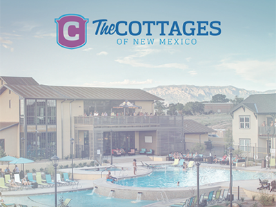 Halfpage Flyer for The Cottages flyer graphic design halfpage student housing