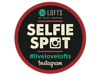 Selfie Spot Sticker Design