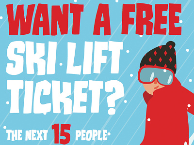 Free Ski Lift Ticket Flyer