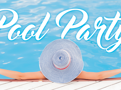 Pool Party Flyer flyer design graphic design marketing student housing